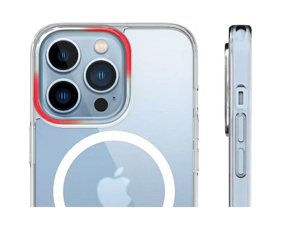 Mocco MagSafe Back Case 1 mm Силиконовый чехол для Apple iPhone 14 Pro Прозрачный