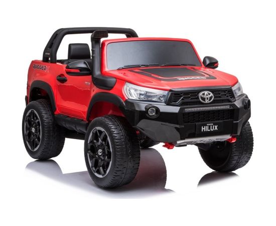 Lean Cars Toyota Hilux Red Painted Dvvietīgs elektromobilis bērniem