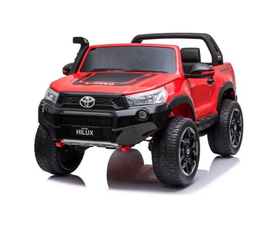 Lean Cars Toyota Hilux Red Painted Dvvietīgs elektromobilis bērniem