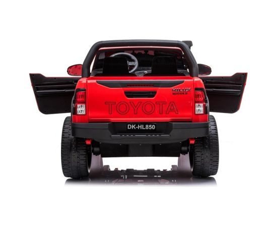 Lean Cars Toyota Hilux Red Painted Dvvietīgs elektromobilis bērniem