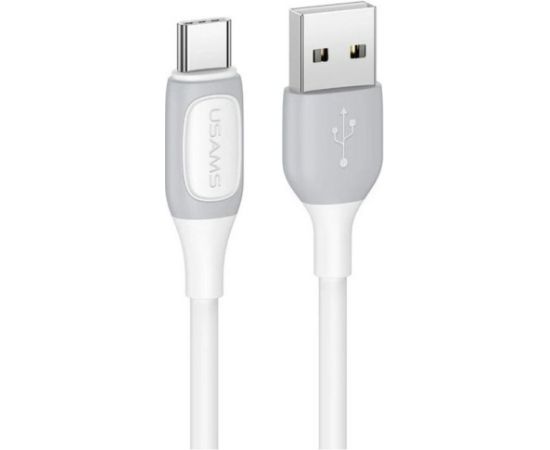 Usams US-SJ596 USB-C kabelis | 3A 1m balts