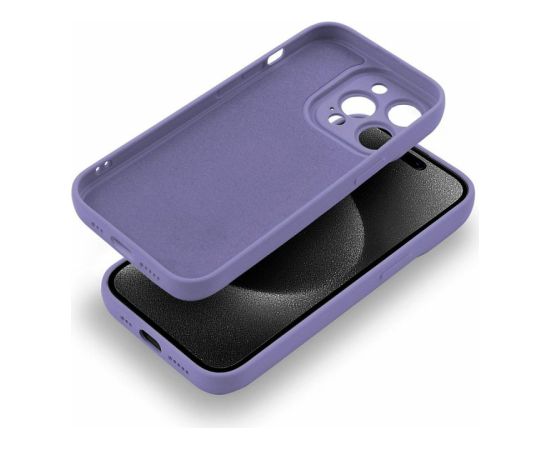 Fusion Softy izturīgs silikona aizsargapvalks Apple iPhone 14 violets