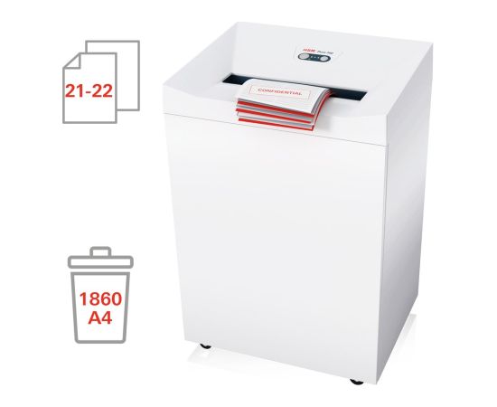 HSM Pure 740 shredder, 145 l, 4,5x30 mm