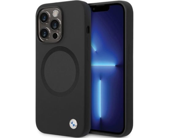 BMW BMHMP14LSILBK2 Aizmugurējais Apvalks Priekš Apple iPhone 14 Pro Neoriģinālie Maciņi