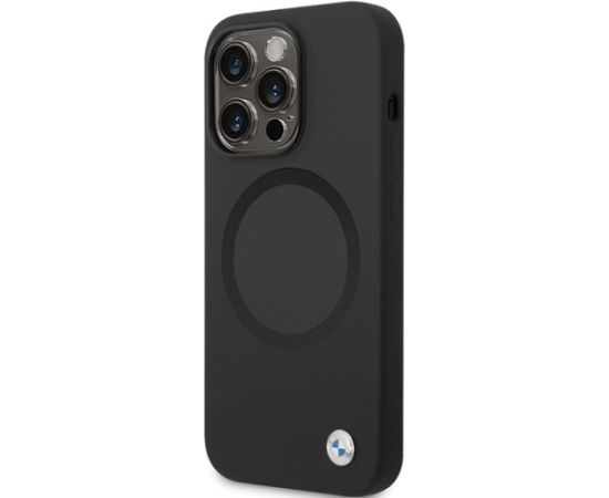 BMW BMHMP14LSILBK2 Aizmugurējais Apvalks Priekš Apple iPhone 14 Pro Neoriģinālie Maciņi