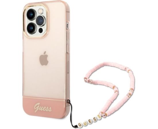 Guess GUHCP14LHGCOHP Aizmugurējais Apvalks Priekš Apple iPhone 14 Pro