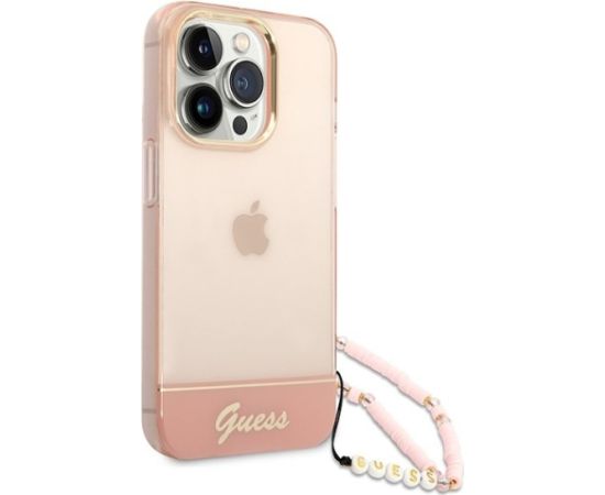 Guess GUHCP14LHGCOHP Aizmugurējais Apvalks Priekš Apple iPhone 14 Pro