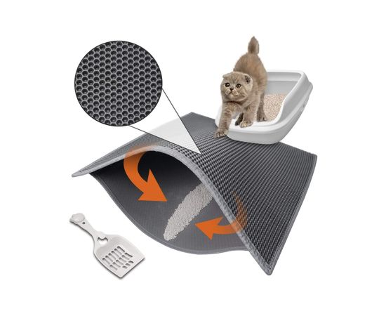 Litter Clean Pad PetWant paklājiņš kaķu pakaišu kastei (Sand) 31691-UNIW