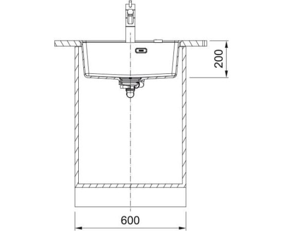 Franke Maris MRG 210-52 3 1/2" BSW TL 3TH HOF ON Fragranīta Izlietne