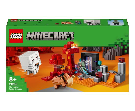 LEGO Minecraft Zasadzka w portalu do Netheru (21255)