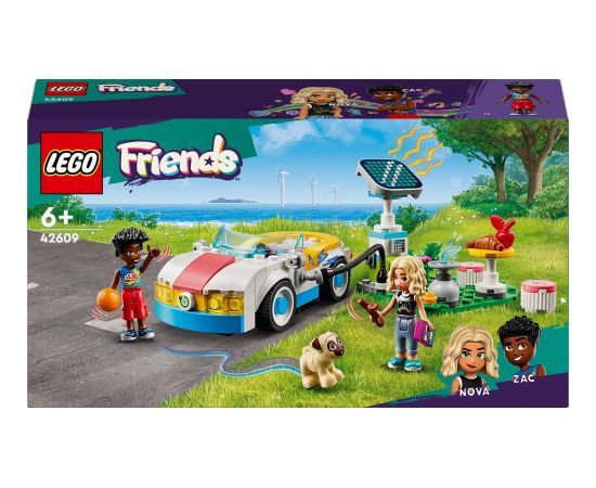 LEGO Friends Samochód elektryczny i stacja ładująca (42609)