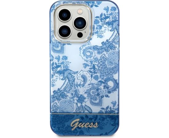 Guess GUHCP14LHGPLHB Aizmugurējais Apvalks Priekš Apple iPhone 14 Pro