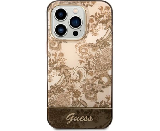 Guess GUHCP14LHGPLHC Aizmugurējais Apvalks Priekš Apple iPhone 14 Pro