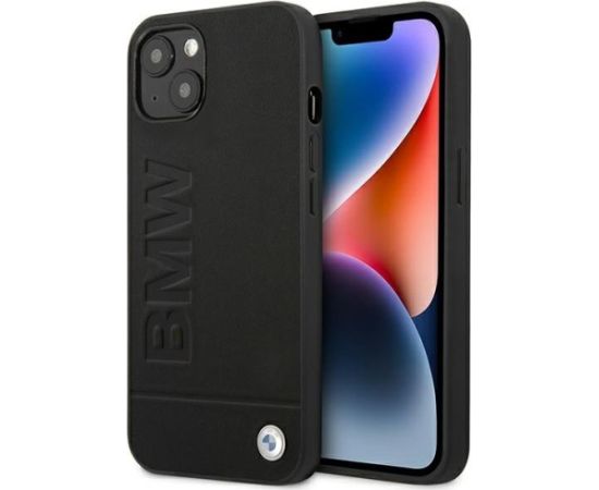 BMW BMHCP14MSLLBK Aizmugurējais Apvalks Priekš Apple iPhone 14 Plus / 15 Plus