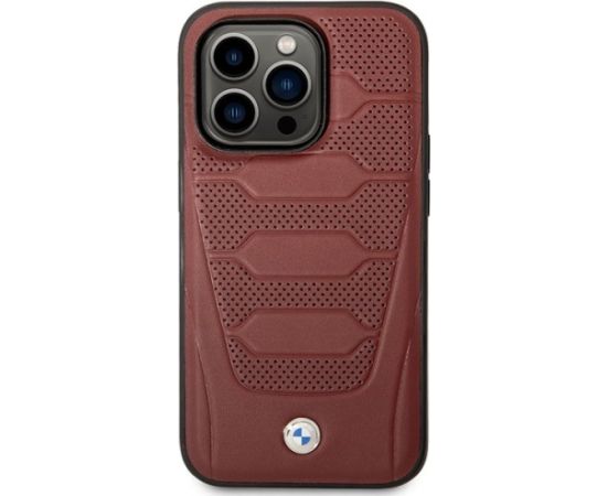 BMW BMHMP14L22RPSR Aizmugurējais Apvalks Priekš Apple iPhone 14 Pro