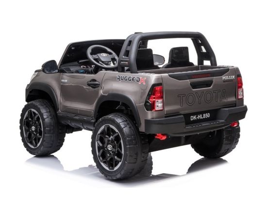 Lean Cars Divvietīgais elektromobilis Toyota Hilux sudraba krāsā