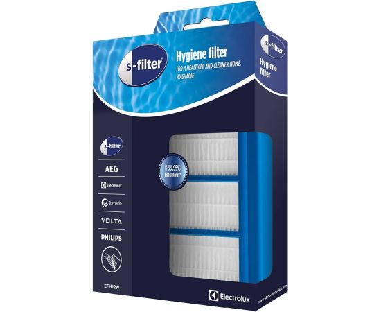 Electrolux EFH12W S-filter® Hygiene HEPA filtrs putekļu sūcējam