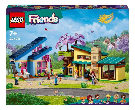 LEGO Friends Dom rodzinny Olly’ego i Paisley (42620)