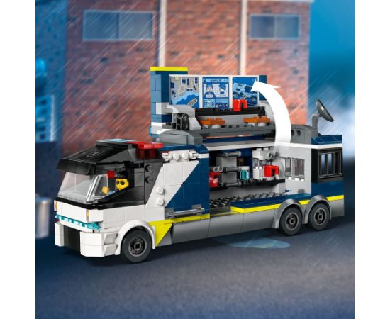 LEGO City Policyjna ciężarówka z laboratorium kryminalnym (60418)