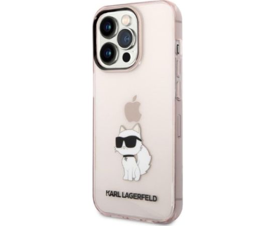 Karl Lagerfeld KLHCP14LHNCHTCP Aizmugurējais Apvalks Priekš Apple iPhone 14 Pro
