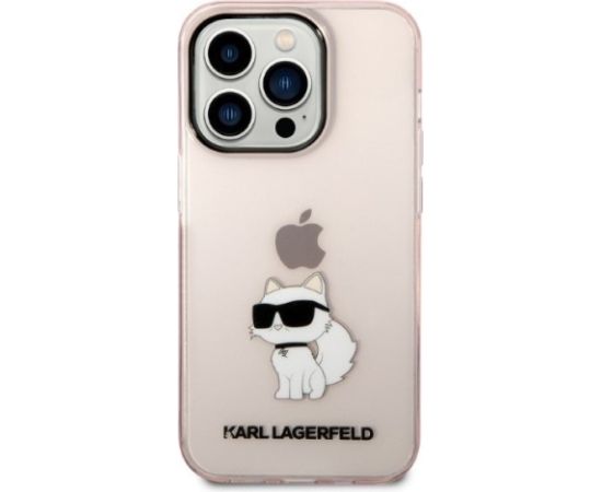 Karl Lagerfeld KLHCP14LHNCHTCP Aizmugurējais Apvalks Priekš Apple iPhone 14 Pro
