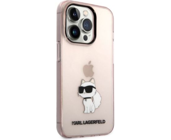 Karl Lagerfeld KLHCP14LHNCHTCP Aizmugurējais Apvalks Priekš Apple iPhone 14 Pro