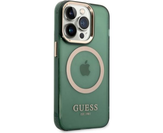 Guess GUHMP14XHTCMA Aizmugurējais Apvalks Priekš Apple iPhone 14 Pro Max