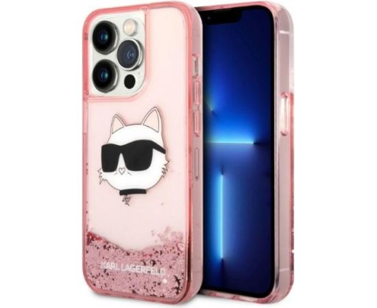 Karl Lagerfeld KLHCP14LLNCHCP Aizmugurējais Apvalks Priekš Apple iPhone 14 Pro