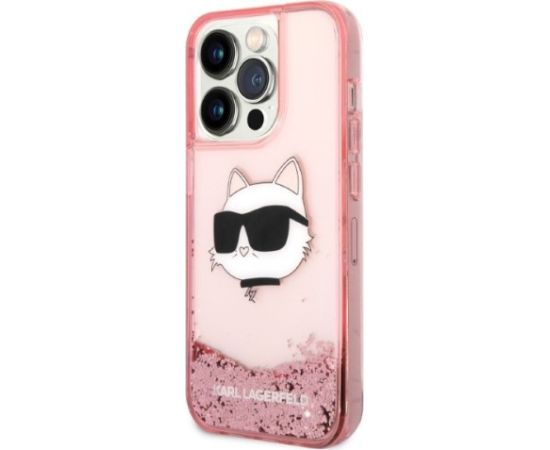 Karl Lagerfeld KLHCP14LLNCHCP Aizmugurējais Apvalks Priekš Apple iPhone 14 Pro