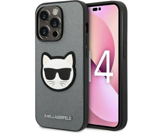 Karl Lagerfeld KLHCP14LSAPCHG Aizmugurējais Apvalks Priekš Apple iPhone 14 Pro