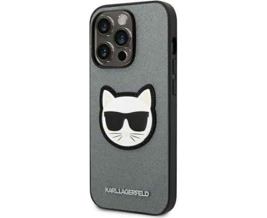 Karl Lagerfeld KLHCP14LSAPCHG Aizmugurējais Apvalks Priekš Apple iPhone 14 Pro