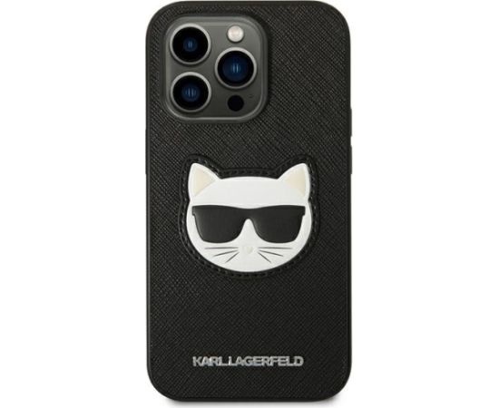 Karl Lagerfeld KLHCP14LSAPCHK Aizmugurējais Apvalks Priekš Apple iPhone 14 Pro