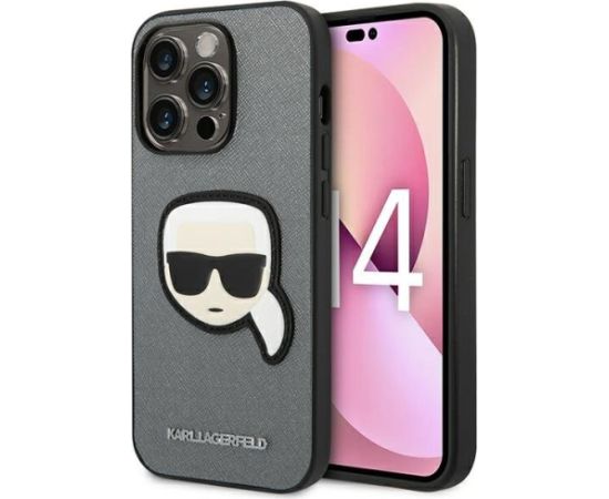 Karl Lagerfeld KLHCP14LSAPKHG Aizmugurējais Apvalks Priekš Apple iPhone 14 Pro