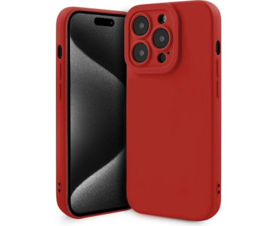 Fusion Softy izturīgs silikona aizsargapvalks Apple iPhone 14 sarkans