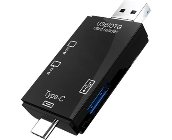 VAKOSS CARD READER 6IN1 USB A / MICRO USB / USB C / SD / MICRO SD / USB TC-R425X