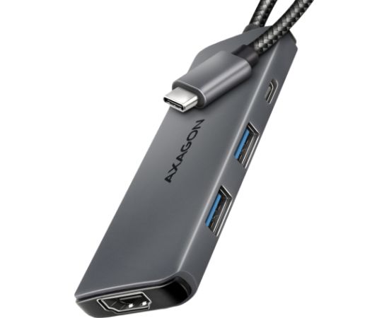 AXAGON HMC-5H8K USB 5Gbps hub, 2x USB-A, USB-C, HDMI 8k/30Hz, PD 100W,