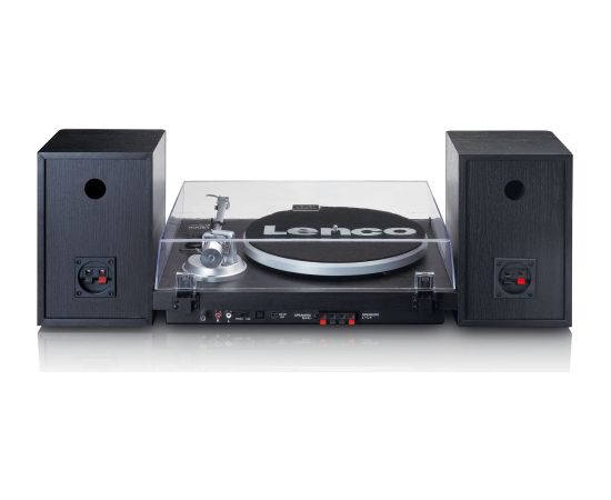 Vinyl record player with 2 external speakers Lenco LS500BK black