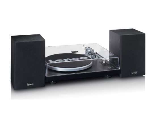 Vinyl record player with 2 external speakers Lenco LS500BK black