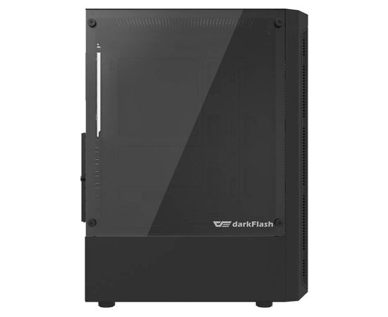 Computer Case Darkflash DK300M Micro-ATX with 3 fans (Black)