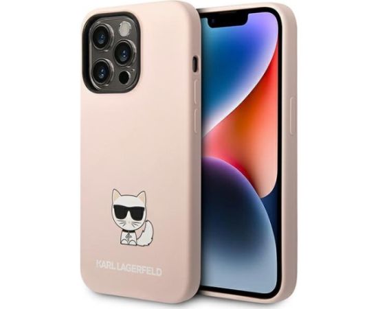 Karl Lagerfeld KLHCP14LSLCTPI Aizmugurējais Apvalks Priekš Apple iPhone 14 Pro