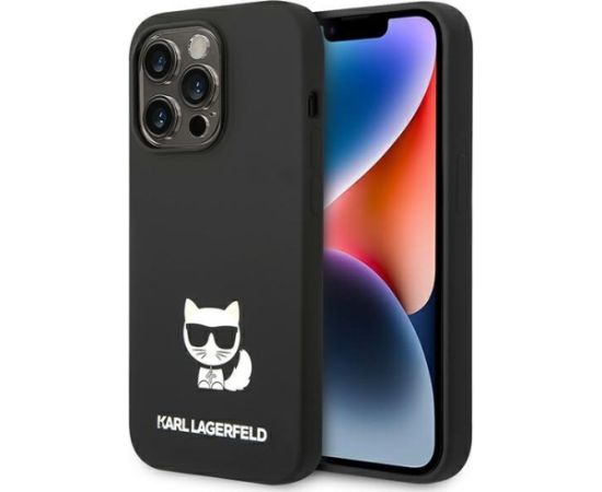 Karl Lagerfeld KLHCP14LSLCTBK Aizmugurējais Apvalks Priekš Apple iPhone 14 Pro