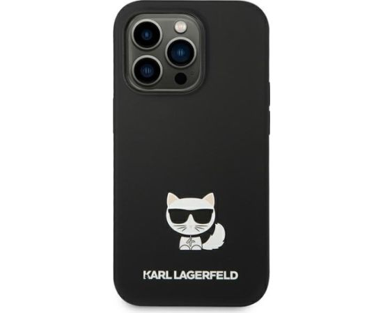 Karl Lagerfeld KLHCP14LSLCTBK Aizmugurējais Apvalks Priekš Apple iPhone 14 Pro