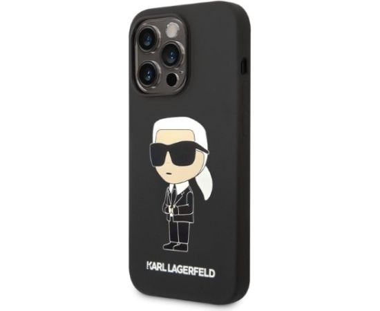 Karl Lagerfeld KLHCP14LSNIKBCK Aizmugurējais Apvalks Priekš Apple iPhone 14 Pro