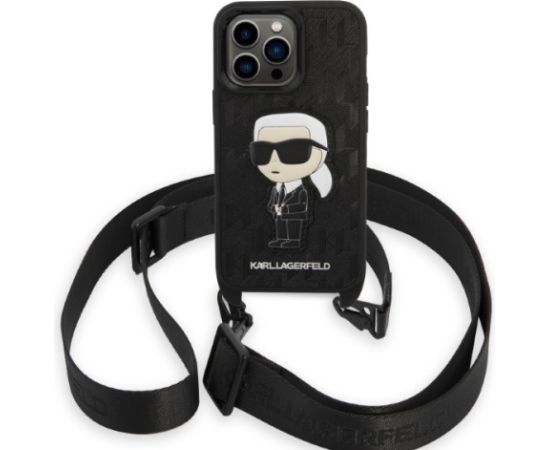 Karl Lagerfeld KLHCP14LSTKMK Aizmugurējais Apvalks Priekš Apple iPhone 14 Pro