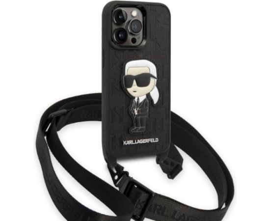 Karl Lagerfeld KLHCP14LSTKMK Aizmugurējais Apvalks Priekš Apple iPhone 14 Pro