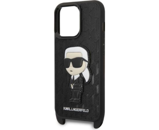 Karl Lagerfeld KLHCP14LSTKMK Aizmugurējais Apvalks Priekš Apple iPhone 14 Pro