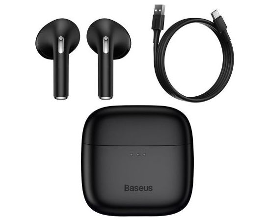 Baseus Earphone Bluetooth Bowie E8 BT 5.0, ENC, TWS, Black EU (NGTW050201) Bluetooth гарнитура