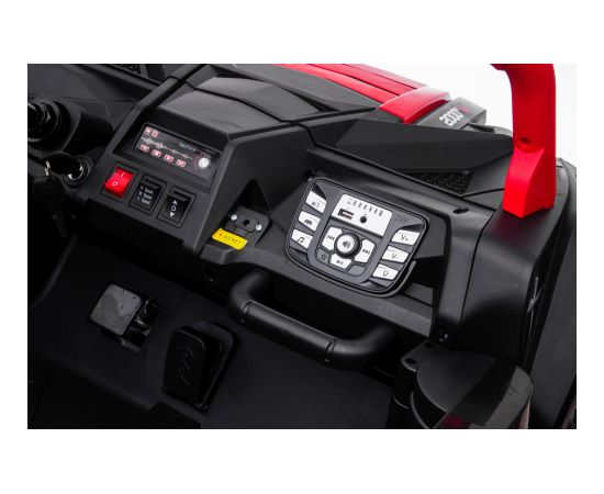 Bērnu divvietīgs kvadricikls Buggy Strong A032, sarkans