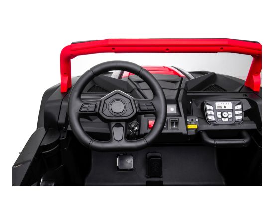 Bērnu divvietīgs kvadricikls Buggy Strong A032, sarkans