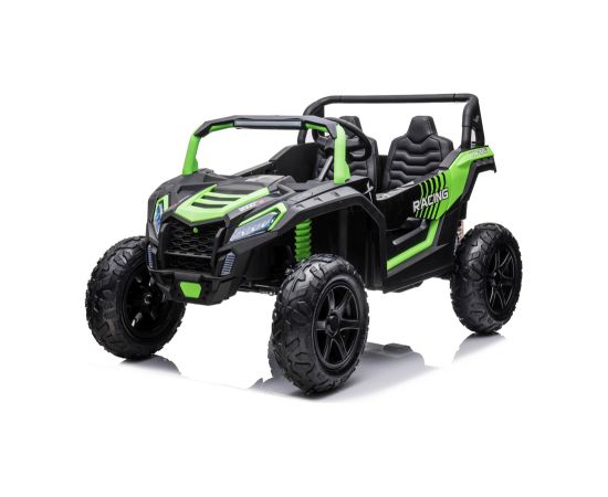 Lean Cars Buggy STRONG A032 Green Bērnu divvietīgs kvadricikls